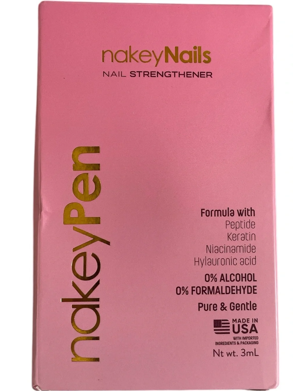 Pink Nail Strengthener Pen - Nail Strengthening Treatment